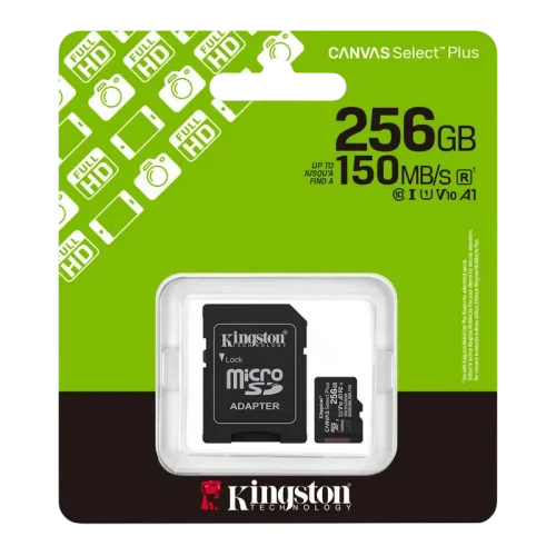 Карта памяти Kingston Canvas Select Plus, 256Гб