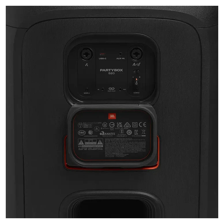 Портативная колонка JBL PartyBox 520, Чёрный 10