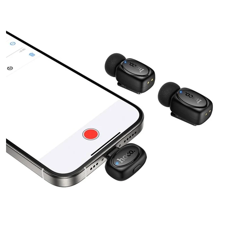 Microfoane wireless HOCO L19, Black 2