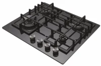 Plită incorporabilă cu gaz Candy CVFG6BF4PX, Negru 4