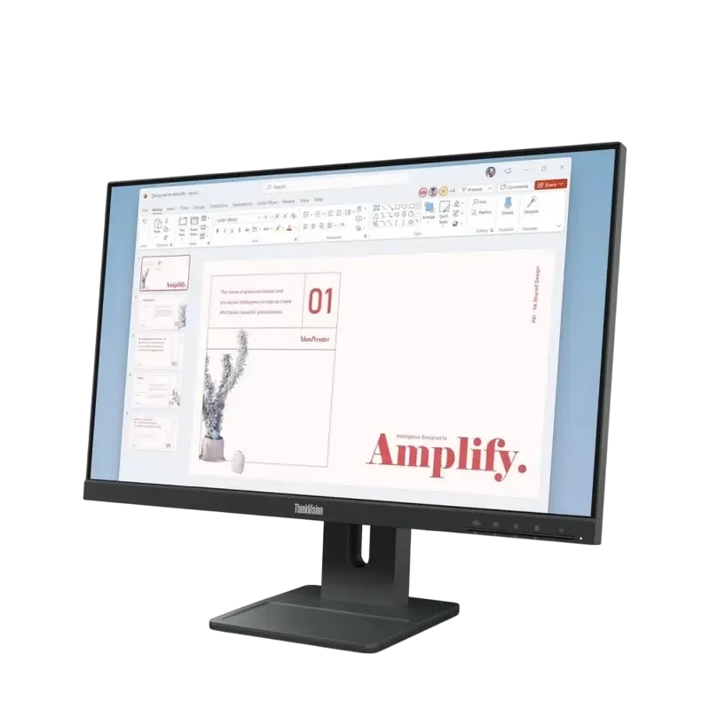 Монитор 23.8" Lenovo E24-40, Чёрный 3