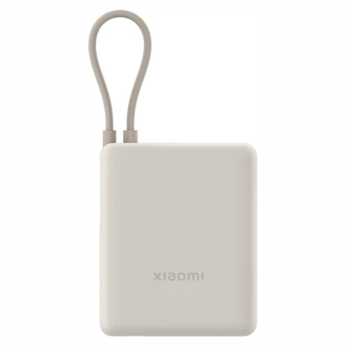 Портативное зарядное устройство Xiaomi Power Bank (Integrated Cable), Tan