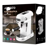 Кофеварка рожковая Ardesto YCM-E1500, White 14