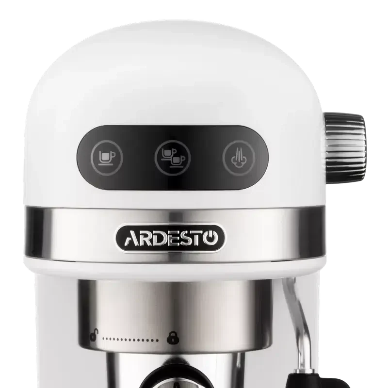 Кофеварка рожковая Ardesto YCM-E1500, White 9