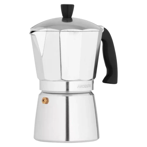 Cafetieră gheizer Ardesto AR0806AG Gemini Cremona, Oțel inoxidabil