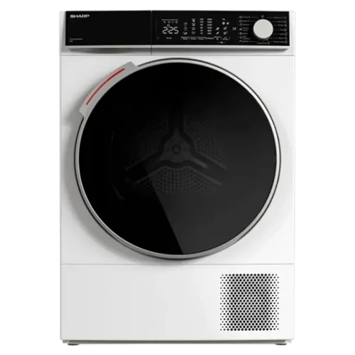 Uscător de rufe Sharp KD-NHL0S9GWC-EE, 10 kg, Alb