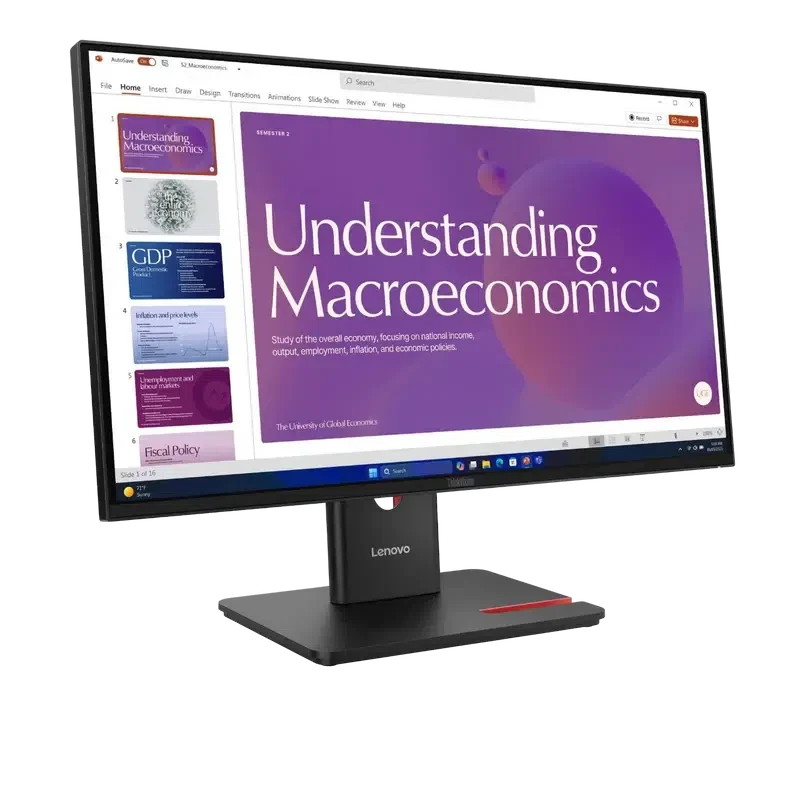 Монитор 24" Lenovo T24D-40, Чёрный 2