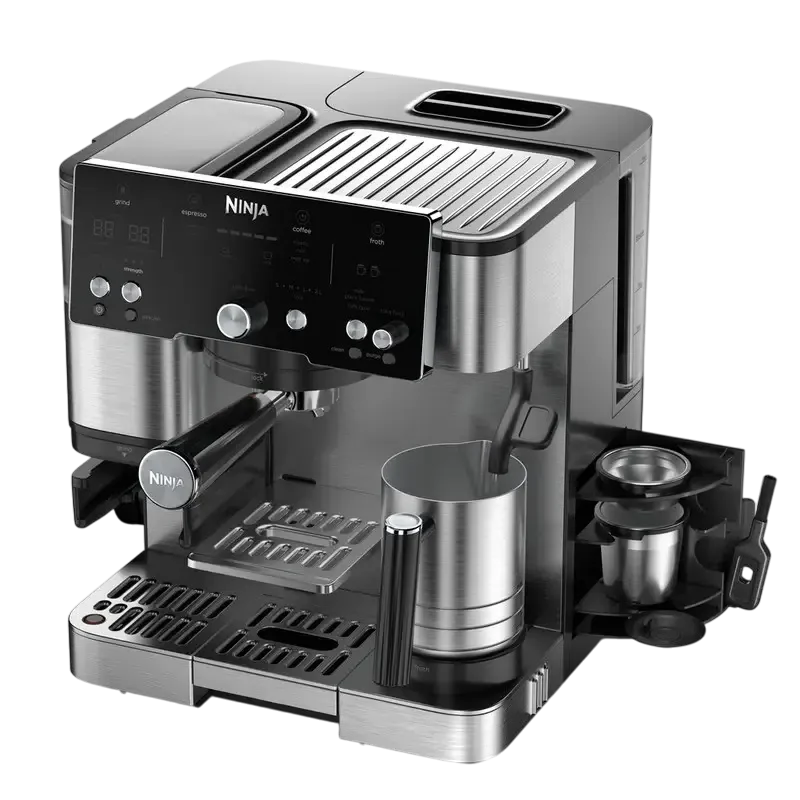 Кофеварка рожковая Ninja ES501, Silver 3