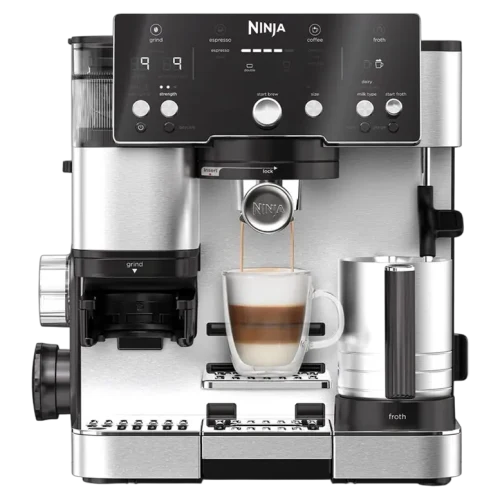 Кофеварка рожковая Ninja ES501, Silver