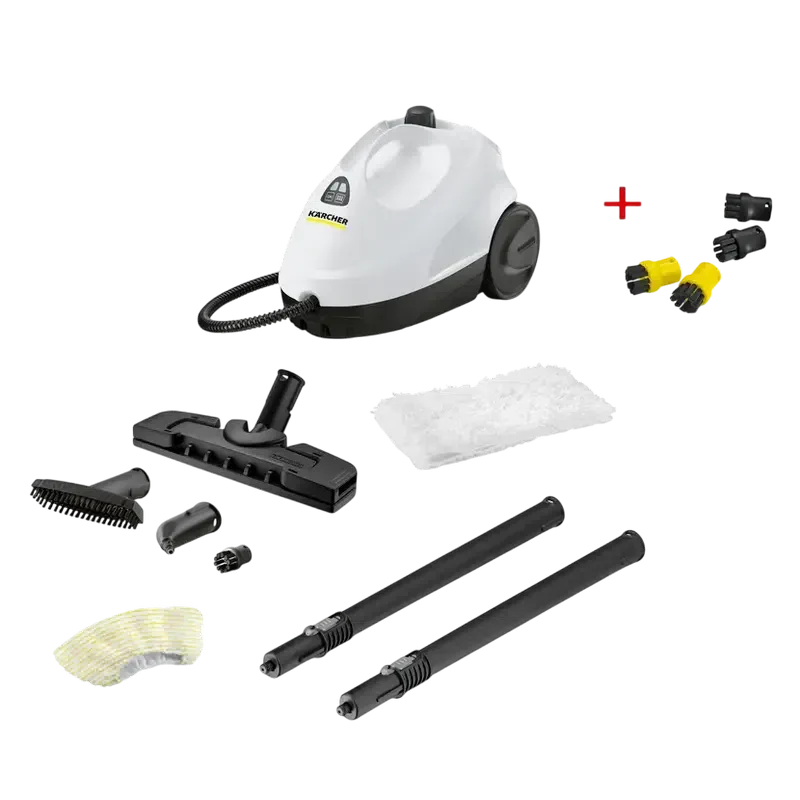 Пароочиститель Karcher KST 2 + Комплект круглых щеток 2.863-264.0, Белый 3