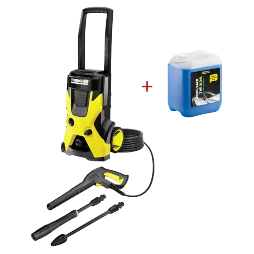 Минимойка высокого давления Karcher K 5 Basic + Автомобильный шампунь RM 619, 5 л