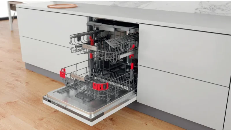 Встраиваемая посудомоечная машина Whirlpool WIO 3O540 PELG, Белый 2