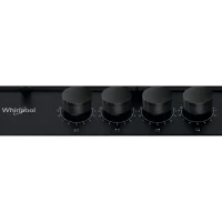 Газовая варочная панель Whirlpool TKRL 661 NB, Black 6