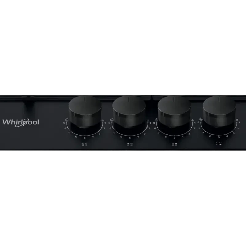 Газовая варочная панель Whirlpool TKRL 661 NB, Black 6
