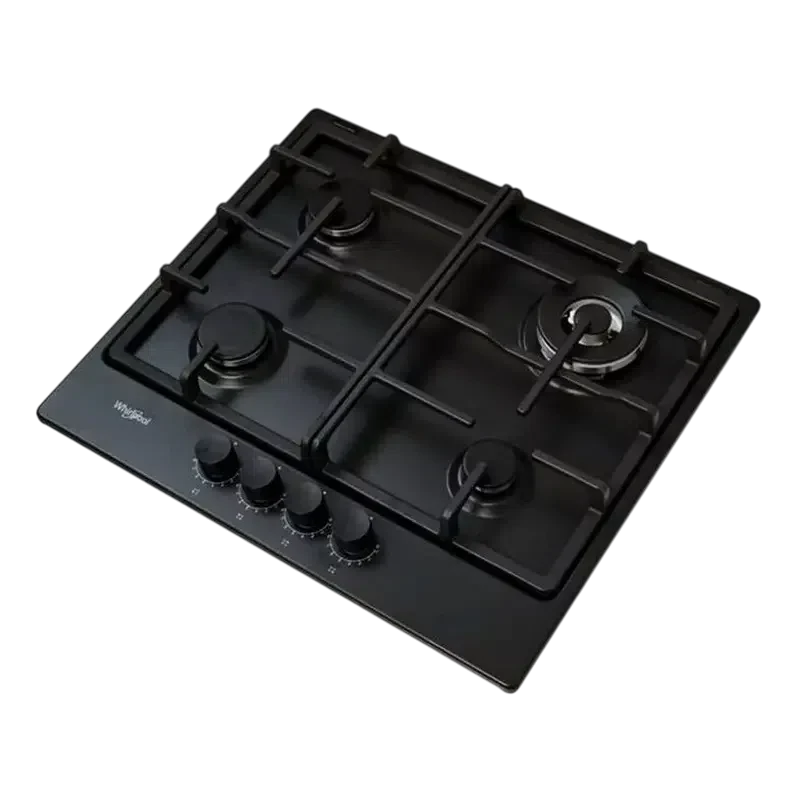 Газовая варочная панель Whirlpool TKRL 661 NB, Black 3