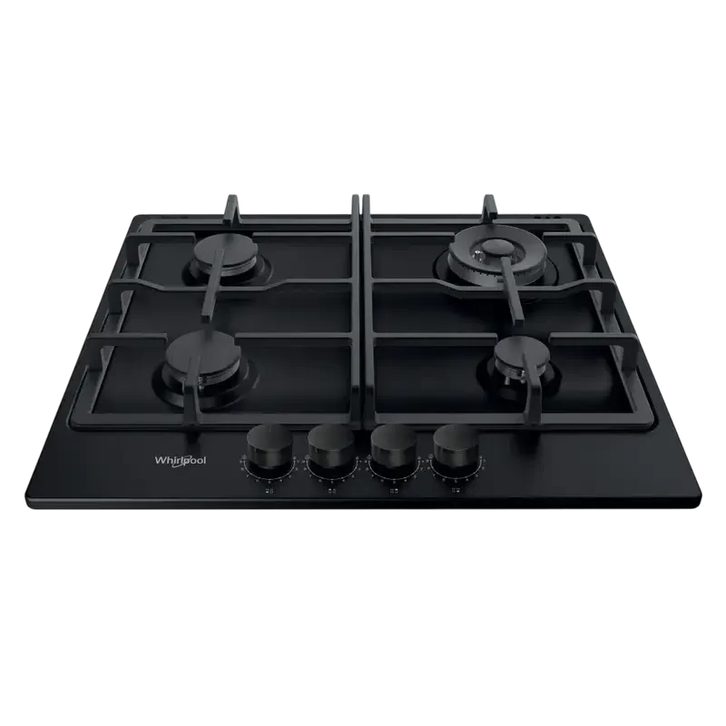 Газовая варочная панель Whirlpool TKRL 661 NB, Black 2