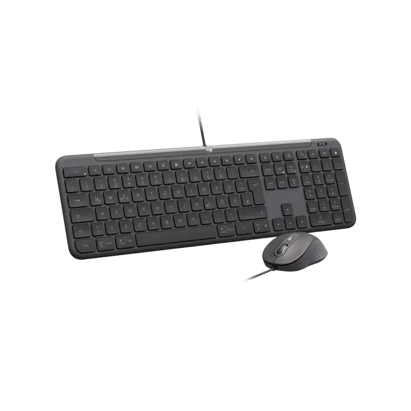 Set Tastatură + Mouse Logitech Signature Slim MK620, Cu fir, Negru 3