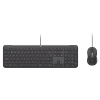 Set Tastatură + Mouse Logitech Signature Slim MK620, Cu fir, Negru