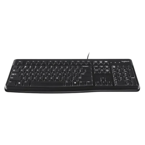 Клавиатура Logitech K120, Проводное, Чёрный