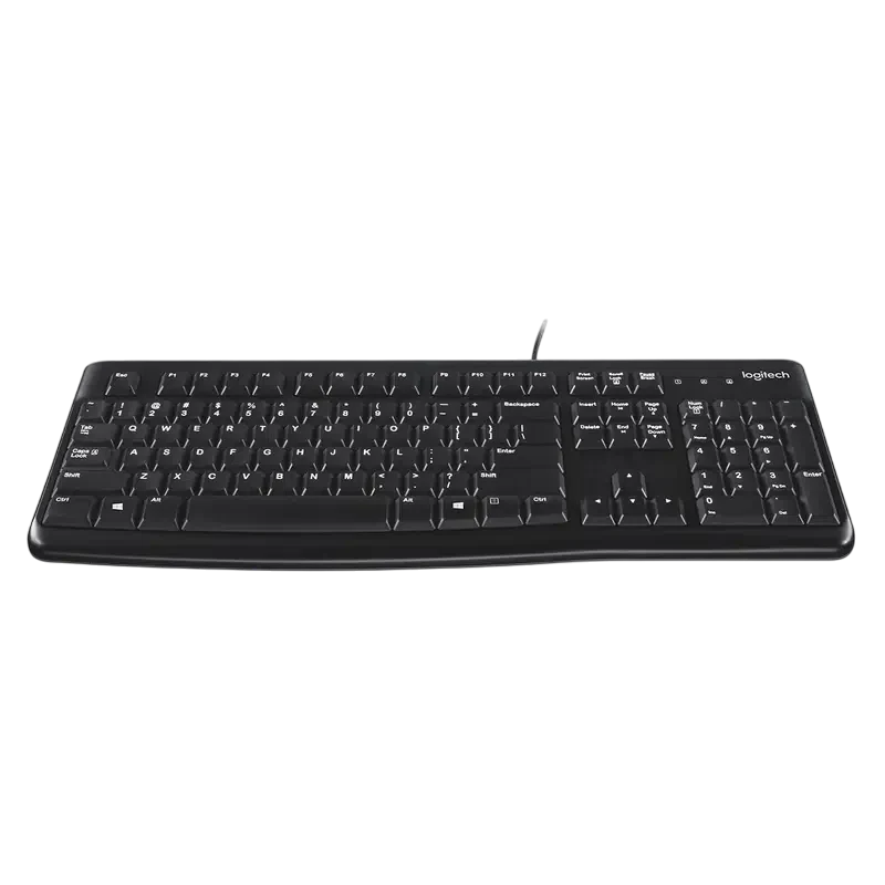 Клавиатура Logitech K120, Проводное, Чёрный 2
