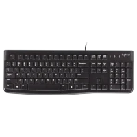 Клавиатура Logitech K120, Проводное, Чёрный