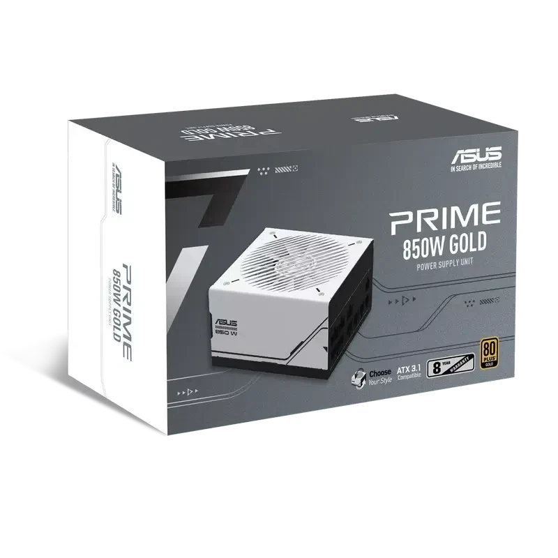 Блок питания для компьютеров ASUS Prime 750W, Белый 9