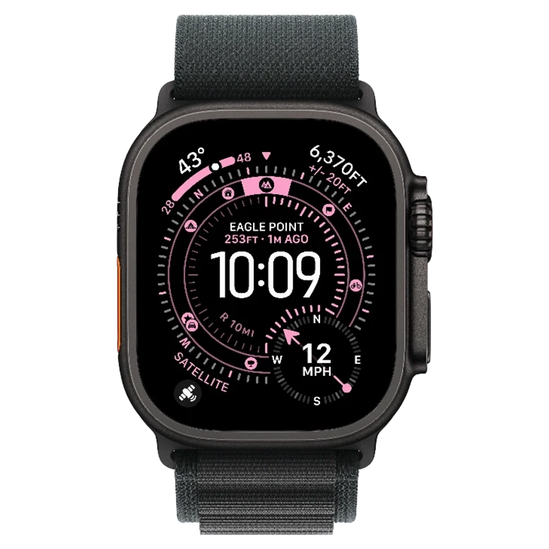 Apple Watch Ultra 3 Black Alpine Loop Black 2