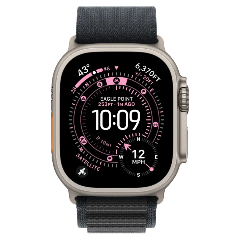 Apple Watch Ultra 3 Natural Alpine Loop Black 2