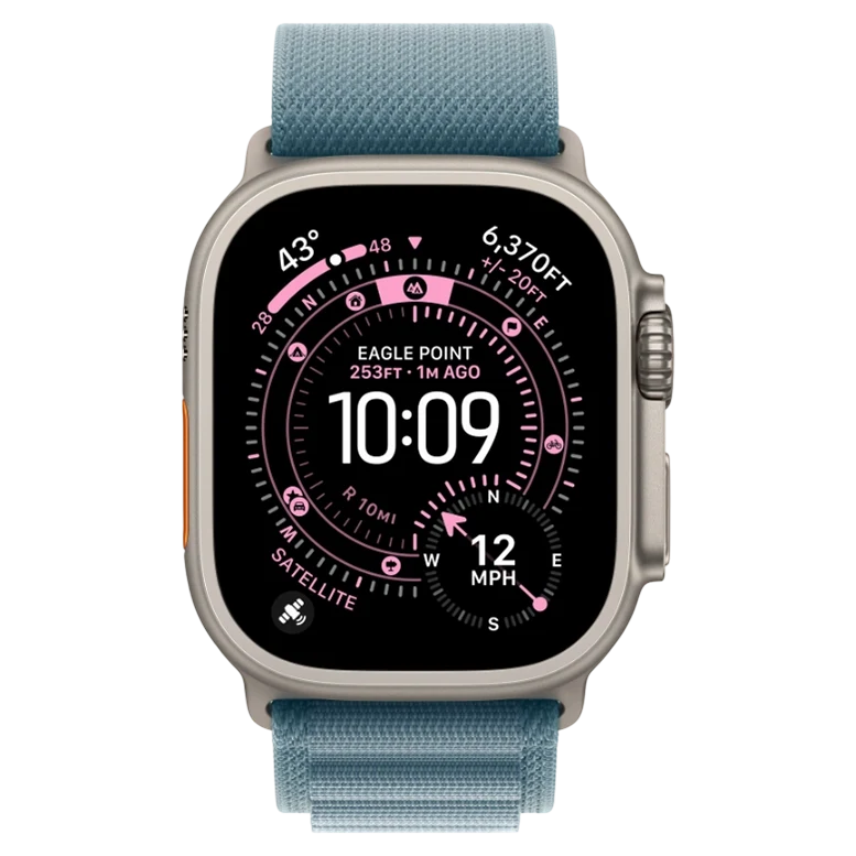 Apple Watch Ultra 3 Natural Alpine Loop Light Blue 2