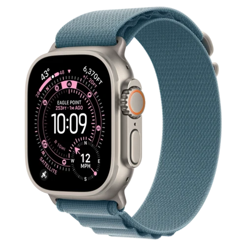 Apple Watch Ultra 3 Natural Alpine Loop Light Blue