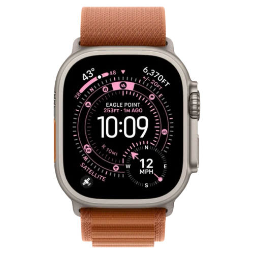 Apple Watch Ultra 3 Natural Alpine Loop Terra Cotta