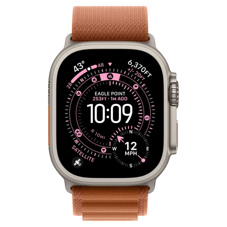 Apple Watch Ultra 3 Natural Alpine Loop Terra Cotta 2