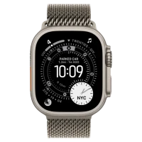 Apple Watch Ultra 3 Natural Titanium Milanese Loop Natural 2