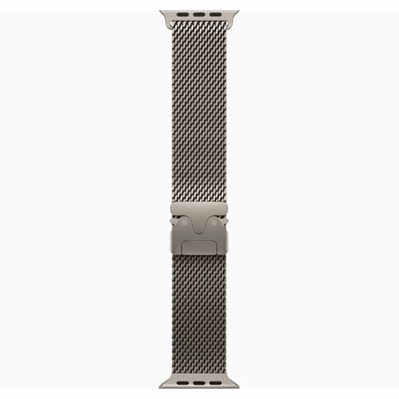 Apple Watch Ultra 3 Natural Titanium Milanese Loop Natural 3