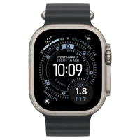 Apple Watch Ultra 3 Natural Ocean Band Black 2