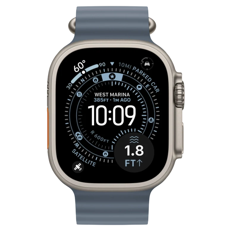 Apple Watch Ultra 3 Natural Ocean Band Anchor Blue 2