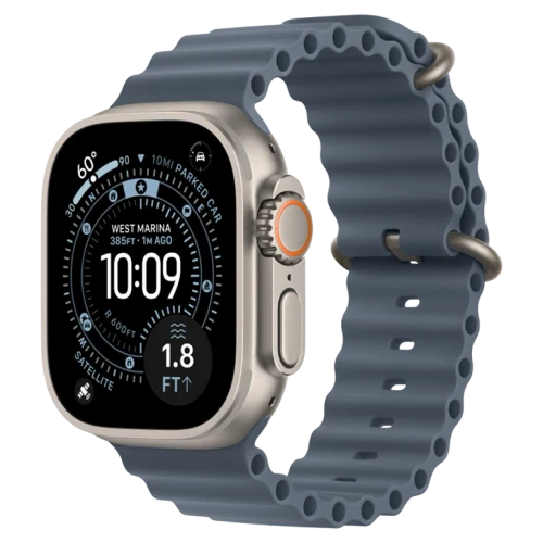 Apple Watch Ultra 3 Natural Ocean Band Anchor Blue