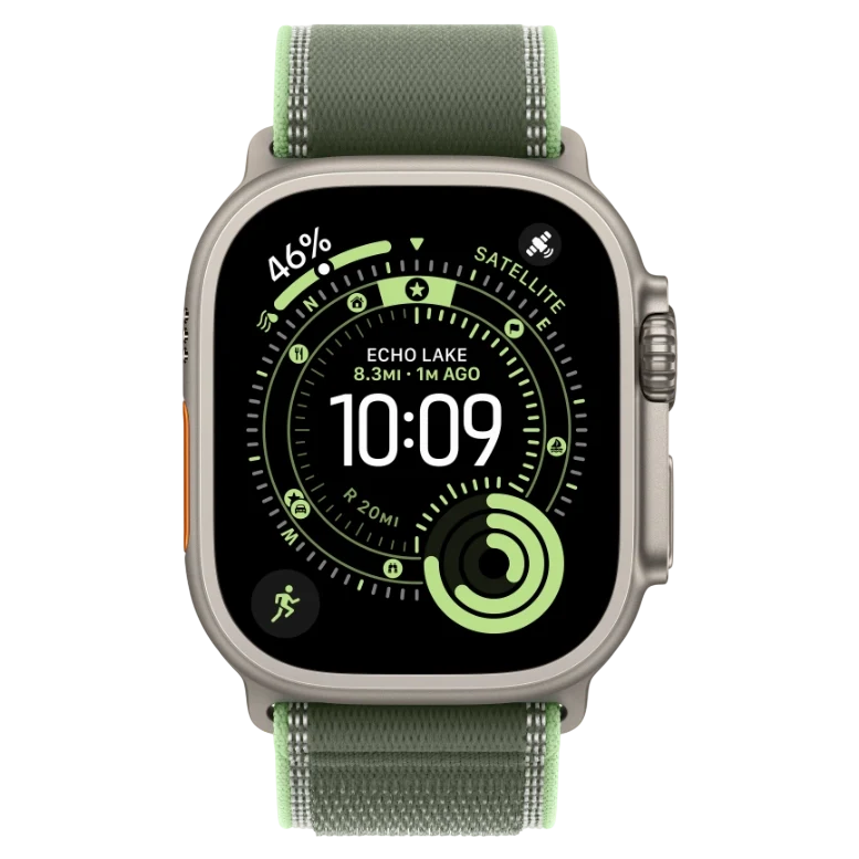Apple Watch Ultra 3 Natural Trail Loop Green/Neon 2