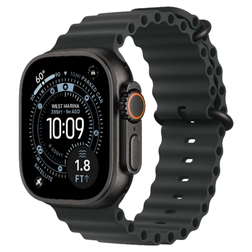 Apple Watch Ultra 3 Black Ocean Band Black