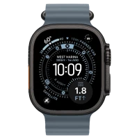 Apple Watch Ultra 3 Black Ocean Band Anchor Blue 2