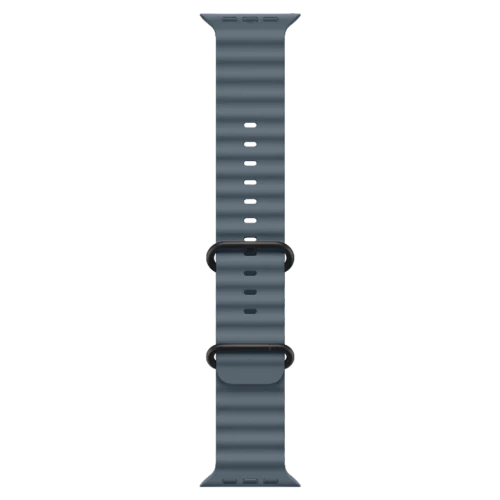 Apple Watch Ultra 3 Black Ocean Band Anchor Blue