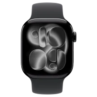 Apple Watch 11 Aluminum GPS Jet Black Solo Loop Black 42 mm 2