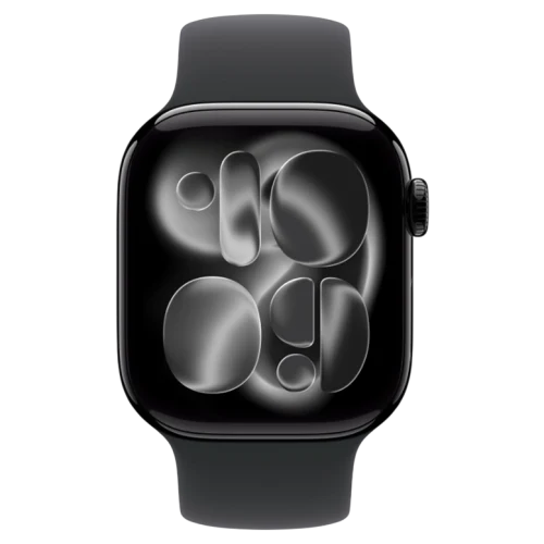 Apple Watch 11 Aluminum GPS Jet Black Solo Loop Black 46 мм