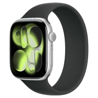 Apple Watch 11 Aluminum GPS Silver Solo Loop Black 42 mm