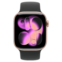 Apple Watch 11 Aluminum GPS Rose Gold Solo Loop Black 42 mm 2