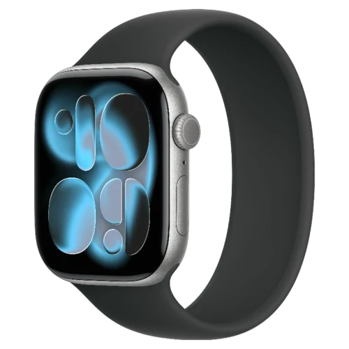 Apple Watch 11 Aluminum GPS Space Gray Solo Loop Black 46 mm