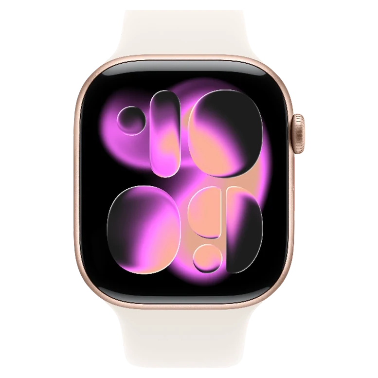 Apple Watch 11 Aluminum GPS Rose Gold Solo Loop Light Blush 42 mm 2