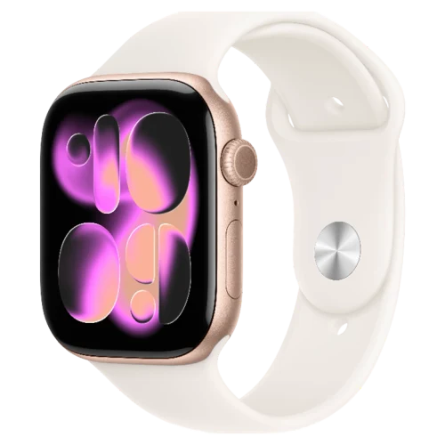 Apple Watch 11 Aluminum GPS Rose Gold Solo Loop Light Blush 42 mm