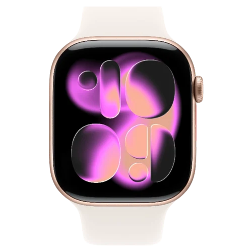 Apple Watch 11 Aluminum GPS Rose Gold Solo Loop Light Blush 46 mm