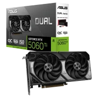 Placa video ASUS Dual GeForce RTX 5060 Ti OC Edition, Negru
